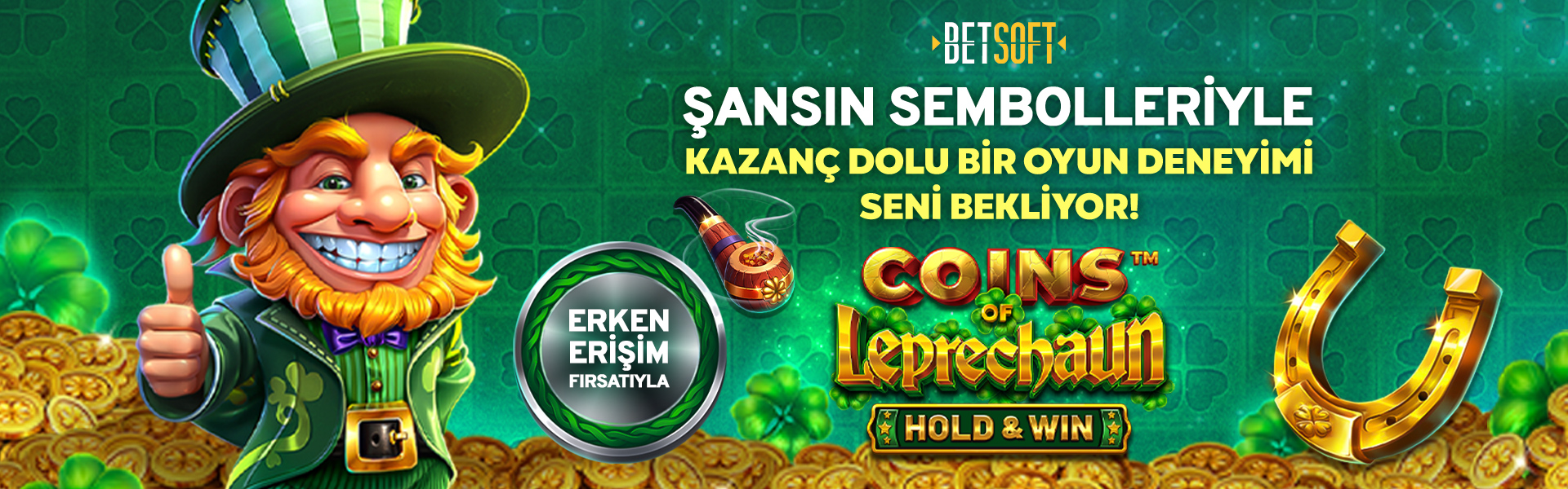  Coins of Leprechaun Hold & Win BetSoft PRE